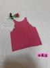 Elegante Colete Chanel Estilo Slim Fit Feminino para Meninas Quentes Sexy Curto Camisa Base Design de Primavera e Verão Sem Mangas