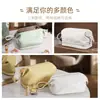 Bolsa de Cosméticos Cloud de Sentido Avanzado Piel Sintética Multicapa Gran Capacidad Portátil para Brochas de Viaje Bolsa de Almacenamiento para Cuidado de la Piel