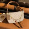 Bolsa Quadrada Pequena Estilo Novo 2026 Versátil Bolsa de Mahjong Bolsa de Mão Estilosa Bolsa Transversal Bolsa Feminina Fashion Bolsa de Ombro/Axila