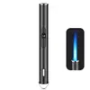 Pistola de Llama de Encendido a Prueba de Viento para Exteriores Encendedor de Cigarros Mango Largo Portátil para el Hogar Lanzallamas Modelo Negro Ninguno