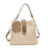 Bolso de Mano de Lujo Transfronterizo Tipo Cubo para Mujer 2026 Nueva Moda Tendencia Bolso de Hombro con Textura Bolso Cruzado para Viajes