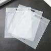 Bolsas de plástico para ropa con autocierre, Bolsas transparentes para empacar y sellar ropa, Bolsas de embalaje esmeriladas, Soporta venta al por mayor