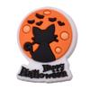 Dibujos animados Terror Halloween PVC plástico blando epoxi hebilla decorativa desmontable zapatos de agujeros flor hebilla de zapato transfronterizo accesorios DIY