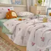 Colcha de Verão de Gaze Dupla Camada Tipo A Estilo Ins Popular, Colcha de Verão de Algodão com Fibra de Soja, Colcha Lavável à Máquina para Ar Condicionado Atacado