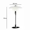 Lámpara de Mesa de Vidrio PH de Diseñador Danés Moda Sala de Estar Dormitorio Mesita de Noche Escritorio Lámpara de Mesa Nórdica Creativa Decorativa