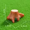 Micro paisagem decoração floresta pequeno animal bonito esquilo ouriço resina decoração desktop carro decoração acessórios