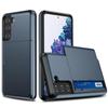 Funda para teléfono móvil Samsung S21FE aplicable transfronteriza s20 dos en uno deslizante para tarjetas note10 cubierta protectora de almacenamiento resistente a caídas
