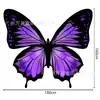 2026 Nueva Decoración de Fiesta Escénica con Forma de Mariposa para Festividades Transfronterizas Accesorios Banderas con Forma para Eventos
