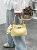 Nova Bolsa Fashionável Primavera/Verão 2026 Cor Sólida Simples Bolsa Personalizada Mãe-Filha Estilo Retrô Bolsa Transversal