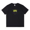 Verano Nuevo Estilo Estampado Afro Algodón Puro Manga Corta Mujer Moda Estilo Americano Holgado Adelgazante Versátil Top Camiseta para Mujer