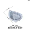 Poppy Source Molde de Resina de Cristal DIY Árbol de Navidad Serie Navideña Etiqueta Colgante Molde de Silicona Al por Mayor en Stock