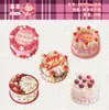 Serie de Pasteles Retrostoria Transfronteriza Pegatinas de Diario de Comida de Dibujos Animados 10 Pegatinas Decorativas de Base Creativas Realistas
