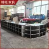 Gabinete de Zapatos de Acero Inoxidable al por Mayor Taburete para Zapatos de Empleado Taller Cambiador de Zapatos Fábrica Gabinete de Zapatos de Cara Única y Doble Cara con Purificación Taburete para Zapatos