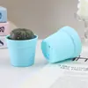 Vasos de Flores de Resina Plástica, Vasos de Flores para Suculentas Estilo Novo, Vasos de Galão Atacado, Vasos Pequenos Multifuncionais, Combinação Universal, Transfronteiriço
