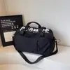 Bolsa de Viagem de Grande Capacidade Feminina Portátil Moderna de Viagem Leve Bolsa Esportiva de Fitness Bolsa de Armazenamento para Curta Distância Mala de Viagem
