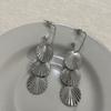 Pendientes de concha largos, ligeros, elegantes, exagerados y exquisitos, de lujo, de moda, de alta gama, populares en línea.