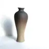 Vaso de Cerâmica Grossa, Peça Floral Retrô, Vaso Torneado em Forno, Dispositivo para Plantas Hidropônicas e Flores Secas, Enfeites de Lembrança para Casa e Hotel
