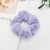 Diadema de felpa estilo coreano para otoño e invierno, imitación de terciopelo de conejo, tipo "intestino grueso", linda cuerda para el pelo peluda de invierno, cuerda para atar el pelo de mujer, suministro directo de fábrica
