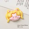 Accesorios de Resina para Manualidades de Dibujos Animados, Lindas Chicas de Belleza Pegamento de Crema Pinzas para el Cabello, Fundas para Teléfono, Hebillas para Zapatos, Llaveros, Colgantes