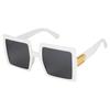 Nuevas Gafas de Sol Gm para Mujer, Gama Alta, Montura Grande, Forma Cuadrada Adelgazante, Mismo Estilo para Hombres y Mujeres, Gafas Ins 131 Rt001