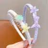 Diadema de concha de estrella de mar color macarrón con dientes antideslizante para niñas ambiente de playa accesorios para el cabello diadema infantil