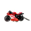 Llavero Creativo Mini Motocicleta Harley Dibujo Animado Aleación Coche de Tirar Hacia Atrás Modelo Colgante Pequeño Regalo Venta al por Mayor