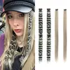 Clip para el pelo con estampado de leopardo original de fabricante transfronterizo, clip para el pelo de color liso, clip para peluca, juego de clip para el pelo, clip para la oreja, color, pieza única, pelo liso