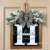 Letrero de Puerta con Alfabeto de 26 Letras Transfronterizo, Popular Decoración Personalizada para Puerta Principal, Colgante para Puerta, Artesanía de Madera Transfronteriza de Amazon