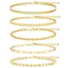 Aliexpress Cadena de Clip de Moda Pulsera Sencilla de Bolas Estilo Lujo Ligero Joyería Multicapa para Mujeres Estilo Nuevo