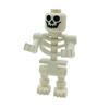 Blocos de montar boneco de ossos Esquadrão Caveira boneco Exército esqueleto ninja brinquedos montáveis base aleatória arma aleatória