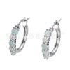 Uma geração de AliExpress desejo eBay diamante transfronteiriço 925 redondo Auber brinco