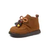 Botas para Bebé 2025 Otoño Nuevos Zapatos para Niño Botines Cortos para Niña Moda Correa Borla Velcro Botas para Niños