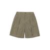 Estilo de Vestido 2025 Verano Nuevo Estilo Japonés Retro Color Sólido Perfil Holgado Traje Plisado Salpicado de Agua Shorts para Hombre