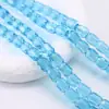 Contas de Barril de 8mm Contas de Vidro Cristal com Furo Reto Cilíndricas de Cristal Contas Soltas DIY Pulseira Colar Brincos Acessórios de Cabelo Materiais Auxiliares Acessórios