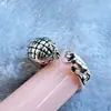 Anillo para Hombres Mayores Apertura Ajustable Estilo de Corte para Mujeres Diseño Retro de Nicho Marca de Moda Anillo de Estilo Frío Dedo Índice