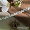 Em estoque Novo Lolita Bordado Solúvel Em Água Lace Leite Seda Único Lado Flor Onda Lace Lace Código De Barras