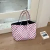 Bolso cruzado nuevo para mujer, elegante 2026 casual de gran capacidad para estudiante, bandolera, bolso de mano con lunares de moda coreana