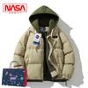 Jaqueta Acolchoada Tendência Nasa com Gola Alta para Casal, Masculina e Feminina, Nova de Inverno 2026, Grossa, Quente, Casal, Puffer