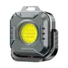 Luz de Camping Magnética Forte Mini para Exterior Temperatura de Cor Ajustável Longa Duração da Bateria Luz de Chaveiro Cob 500 Lúmens Iluminação de Inundação