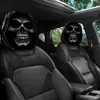 Funda de reposacabezas de coche de terror y divertida, funda de asiento a prueba de polvo, almohada de coche y funda de almohada para el cuello altamente transpirables