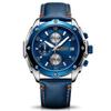 [Nuevo reloj de cuarzo de cuero unisex con temporizador multifuncional MEGIR] Modelo: 2074 metros.