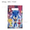 Nuevo Sonic 2 Sonic Boy Vajilla para Fiesta de Cumpleaños Bandera Mantel Plato Vaso de Papel Set Decoración