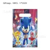 Nuevo Sonic 2 Sonic Boy Vajilla para Fiesta de Cumpleaños Bandera Mantel Plato Vaso de Papel Set Decoración
