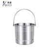 Cubo de Hielo de Acero Inoxidable Cubo para Hielos Ktv Bar Cubo para Hielos Bolso de Mano de una Sola Capa Cubo para Vino Tinto Cerveza Champán 1.0L Cubo de Hielo
