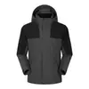 Chaqueta Exterior 3 en 1 para Hombres y Mujeres, Set Desmontable de Dos Piezas, Forro Polar Grueso de Zorro Plateado, Cortavientos, Impermeable, para Acampar y Montañismo