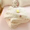 Colcha de Verão Refrescante Classe A, Borda de Algodão Lavado Puro, Colcha de Ar Condicionado, Colcha de Verão Lavável à Máquina, Núcleo Fino, Conjunto de Quatro Peças para Crianças