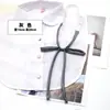 Corbata sin nudo de color puro para uniforme jk Corbata de uniforme de marinero versátil Accesorios lindos para chicas Cinta de color puro Xiaowu