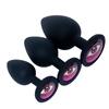 Venta al por mayor Tapón Anal Redondo de Silicona para el Juego Trasero Varios Patrones Lentejuelas Juguetes Alternativos Productos Divertidos para Adultos Soporte Cabello