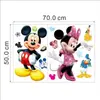 Quarto Infantil do Mickey Decoração de Parede Adesivos de Parede Desenho Animado Pato Donald Minnie Adesivos de Parede para Quarto Adesivos Auto-adesivos de PVC