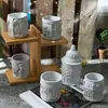 Resina Epoxi Aromaterapia Yeso Taza Jarrón Almacenamiento Molde de Silicona Templo Cemento Concreto Molde de Yeso DIY